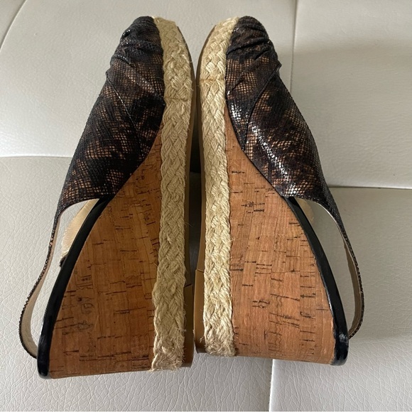 Antonio Melani Animal Print Slingback Sandals size 9 - Picture 10 of 14